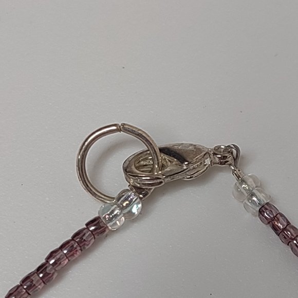 Decorative Large Shell Pendant Necklace With Flowers 21 1/4 Inches Long - Picture 10 of 12